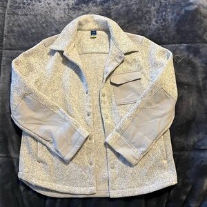 Old Navy Kids Heather Gray Utility Jacket